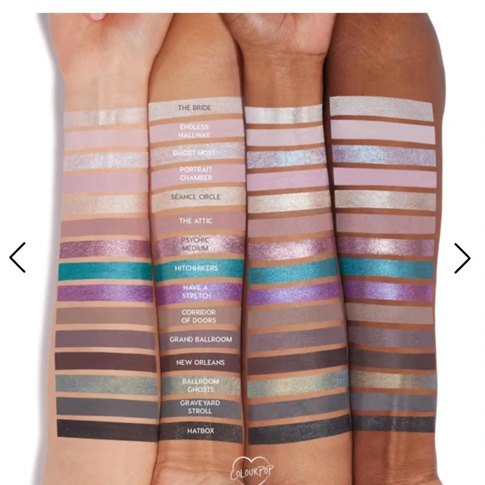 Colourpop Welcome Foolish Mortals Haunted Mansion Eyeshadow Palette - NIB!